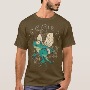 T-shirt Cottagecore Grenouille esthétique Fée Céleste Lune