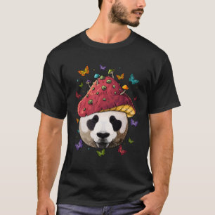 T-shirt Cottagecore Panda Champignon esthétique Goblincore