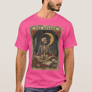 T-shirt Cottagecore Squelette Carte Tarot esthétique Lire