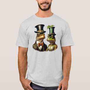 T-shirt Cottagecore vintage Cute Grenouille victorienne Co