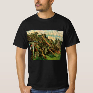 T-shirt Cottages en grès à toit de chaume par Vincent van 