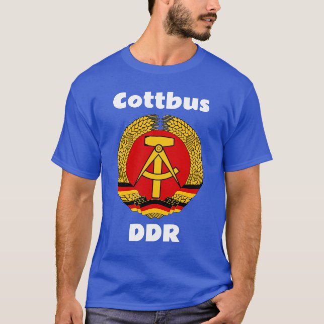 T-shirt Cottbus, Allemagne de l'Est (DDR, RDA) Ossi (Devant)
