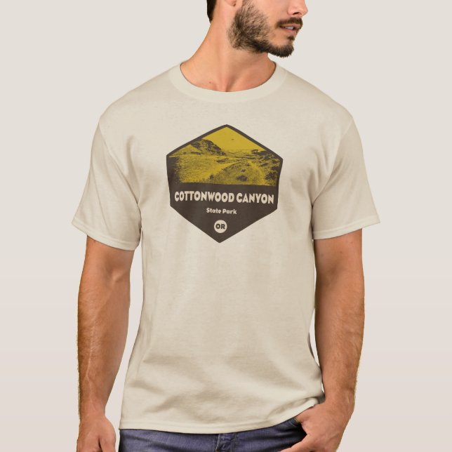 T-shirt Cottonwood Canyon State Park Oregon (Devant)