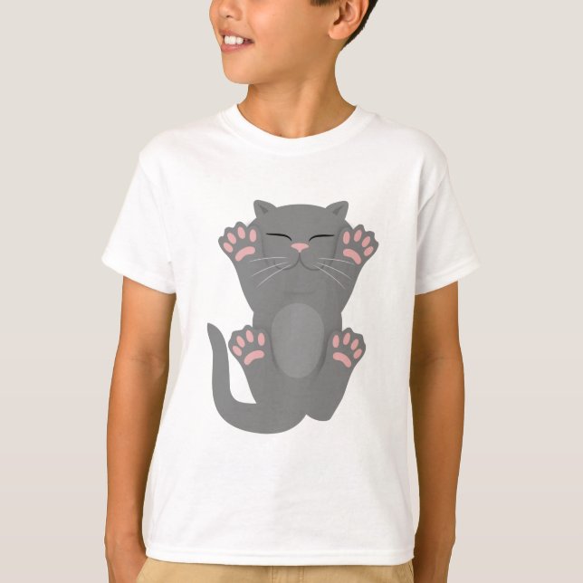 T-shirt Couchage de chat (Devant)