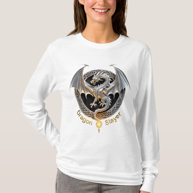 T-shirt Couche de dragon (Devant)