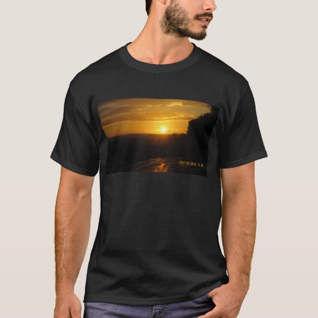 T-SHIRT COUCHE DE SOLEIL (Devant)