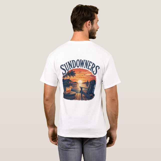 T-shirt Couche de soleil (Dos entier)