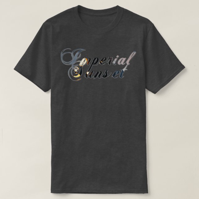 T-shirt Couché de soleil impérial 1 (Design devant)