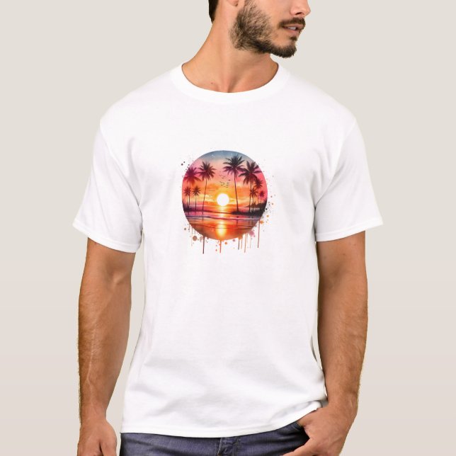 T-shirt Coucher Couleur Couleur Couleur Couleur Co (Devant)