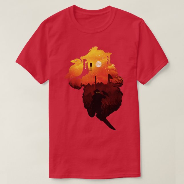 T-shirt Coucher de soleil (Design devant)