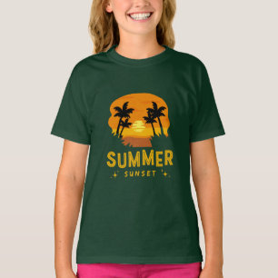 T-shirt coucher de soleil