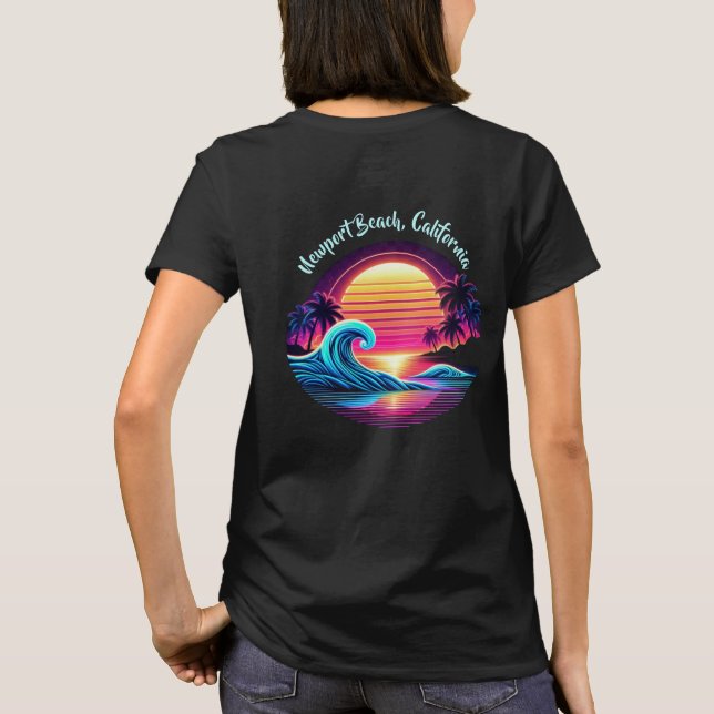T-shirt Coucher de soleil (Dos)