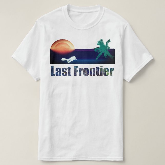 T-shirt Coucher de soleil à San Juan (Design devant)