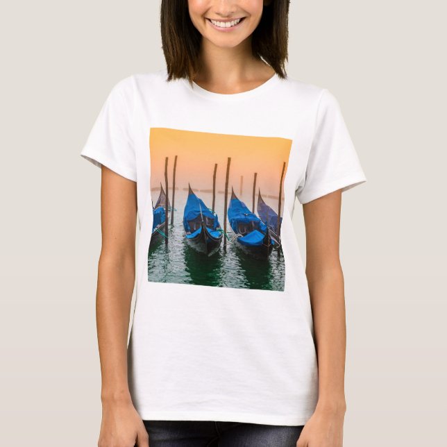 T-shirt Coucher de soleil à Venise (Devant)