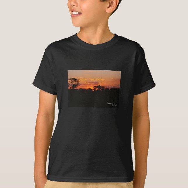 T-shirt Coucher de soleil Acacia (Devant)