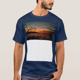 T-shirt Coucher de soleil au lac