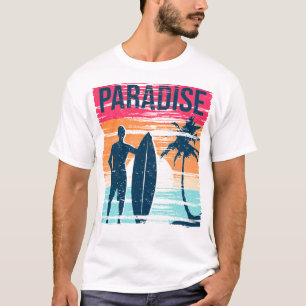T-shirt Coucher de soleil au paradis