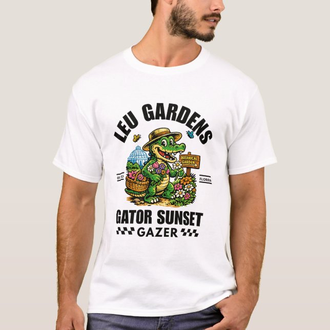 T-shirt Coucher de soleil aux Leu Gardens (Devant)
