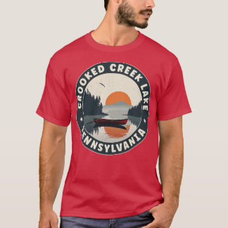 T-shirt Coucher de soleil Crooked Creek Lake Pennsylvania