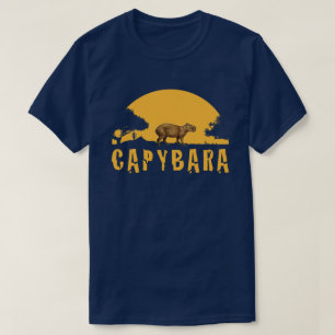 T-shirt Coucher de soleil de Capybara