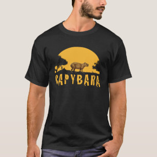 T-shirt Coucher de soleil de Capybara