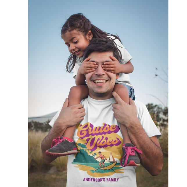 T-shirt Coucher de soleil de la Réunion de la fami (Créateur téléchargé)