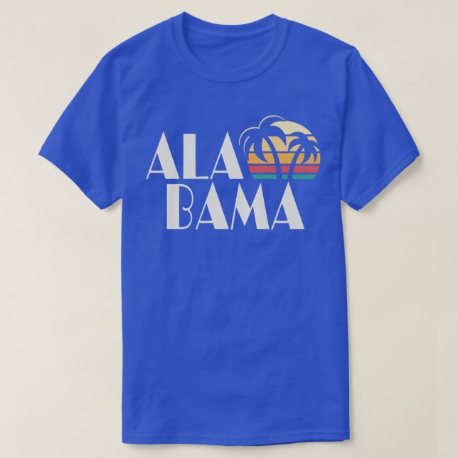 T-shirt Coucher de soleil de l'Alabama (Design devant)