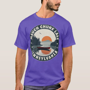 T-shirt Coucher de soleil de Mauch Chunk Lake Pennsylvanie