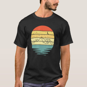 T-shirt Coucher De Soleil De Montagne Extérieur Et Nature