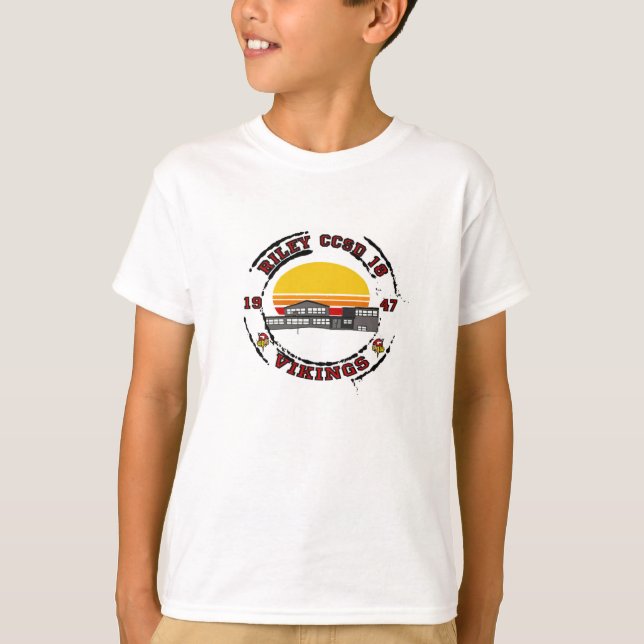 T-shirt Coucher de soleil de Riley (Devant)