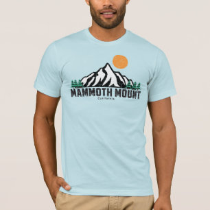 T-shirt Coucher de soleil de ski de Mammoth Mountain