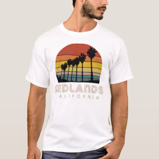 T-shirt Coucher de soleil des années 70 sur Redlands Vinta