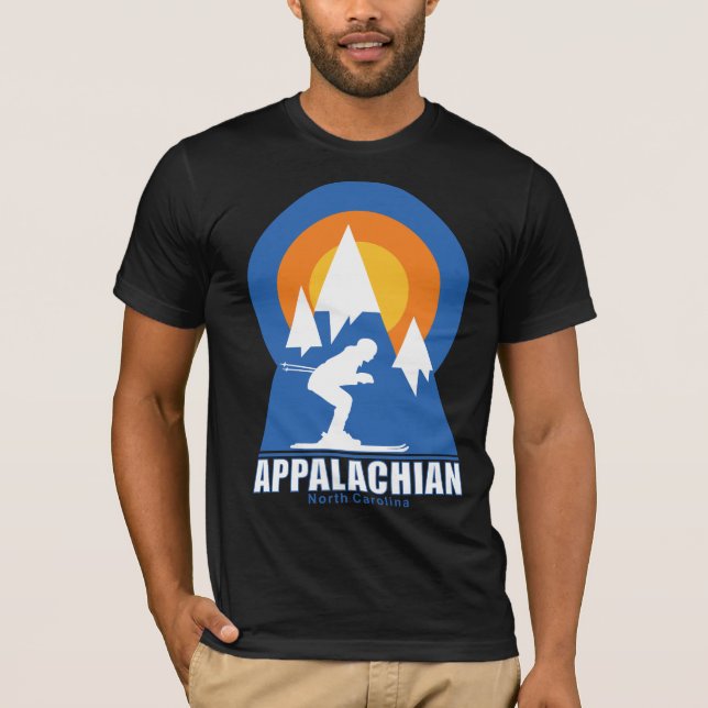 T-shirt Coucher de soleil des Appalaches (Devant)