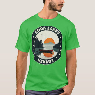 T-shirt Coucher de soleil des lacs de Soda Nevada