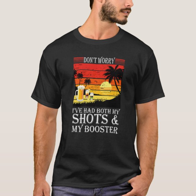 T-shirt Coucher de soleil d'été Ne vous inquiétez pas J'ai (Devant)