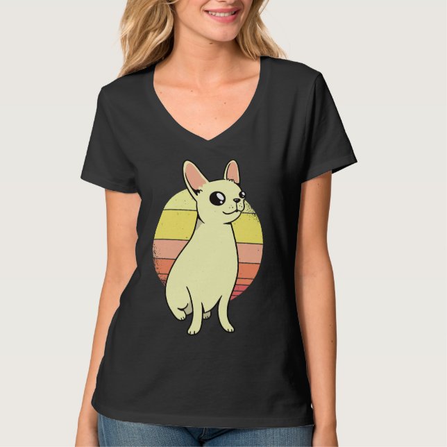 T-shirt Coucher de soleil du Chihuahua (Devant)