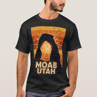 T-Shirt Coucher de soleil du désert de Moab