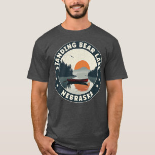 T-shirt Coucher de soleil du lac de l'Ours