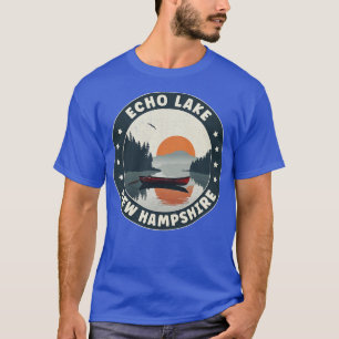 T-shirt Coucher de soleil Echo Lake New Hampshire