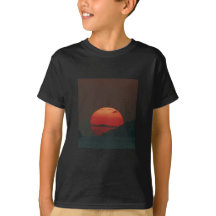 coucher de soleil noir