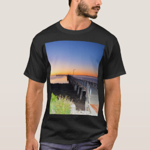 T-shirt Coucher De Soleil Opal : Couchage De Soleil Sur Un