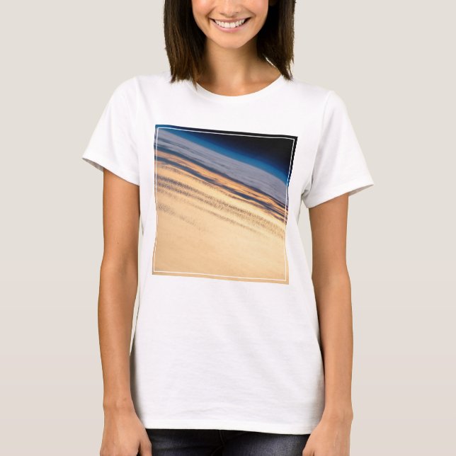 T-shirt Coucher De Soleil Orbital Au Large De La Basse Cal (Devant)