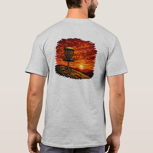 T-shirt Coucher de soleil panier (Dos)