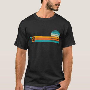 T-shirt Coucher de soleil rétro 76