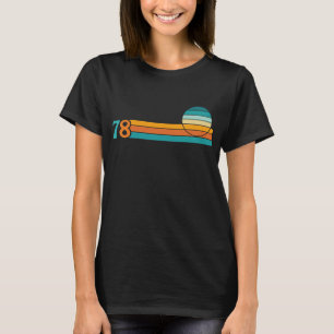 T-shirt Coucher de soleil rétro 78