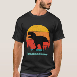 T-shirt Coucher de soleil rétro Cousinsaurus