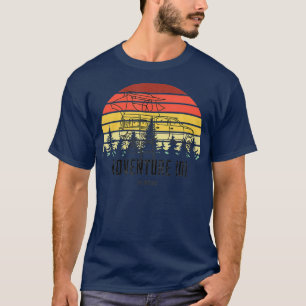 T-shirt Coucher de soleil rétro vintage Taco Tacoma surat