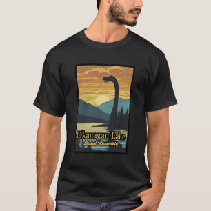 T-shirt Coucher de soleil rétrograde Ogopogo les années 70