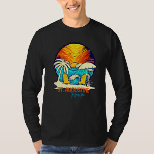 T-shirt Coucher de soleil St Augustine Floride Vacances Co