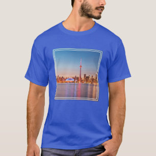 T-shirt Coucher de soleil sur la ligne d'horizon de Toront